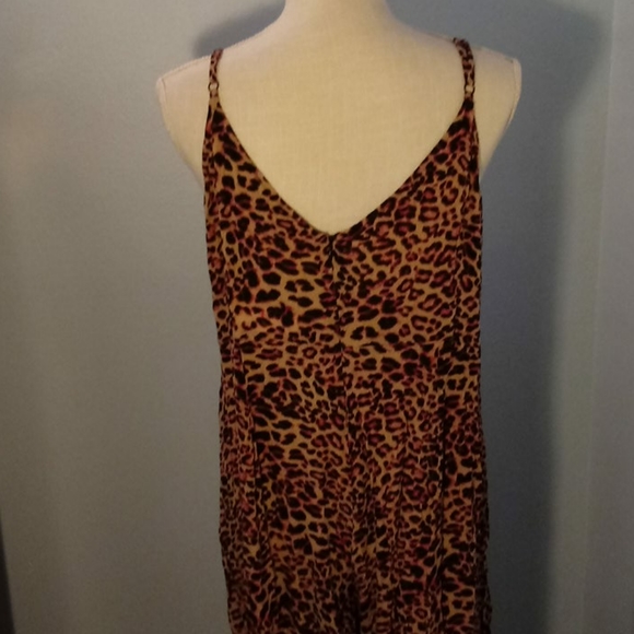 Leopard print thin strap jumpsuit - Picture 5 of 6